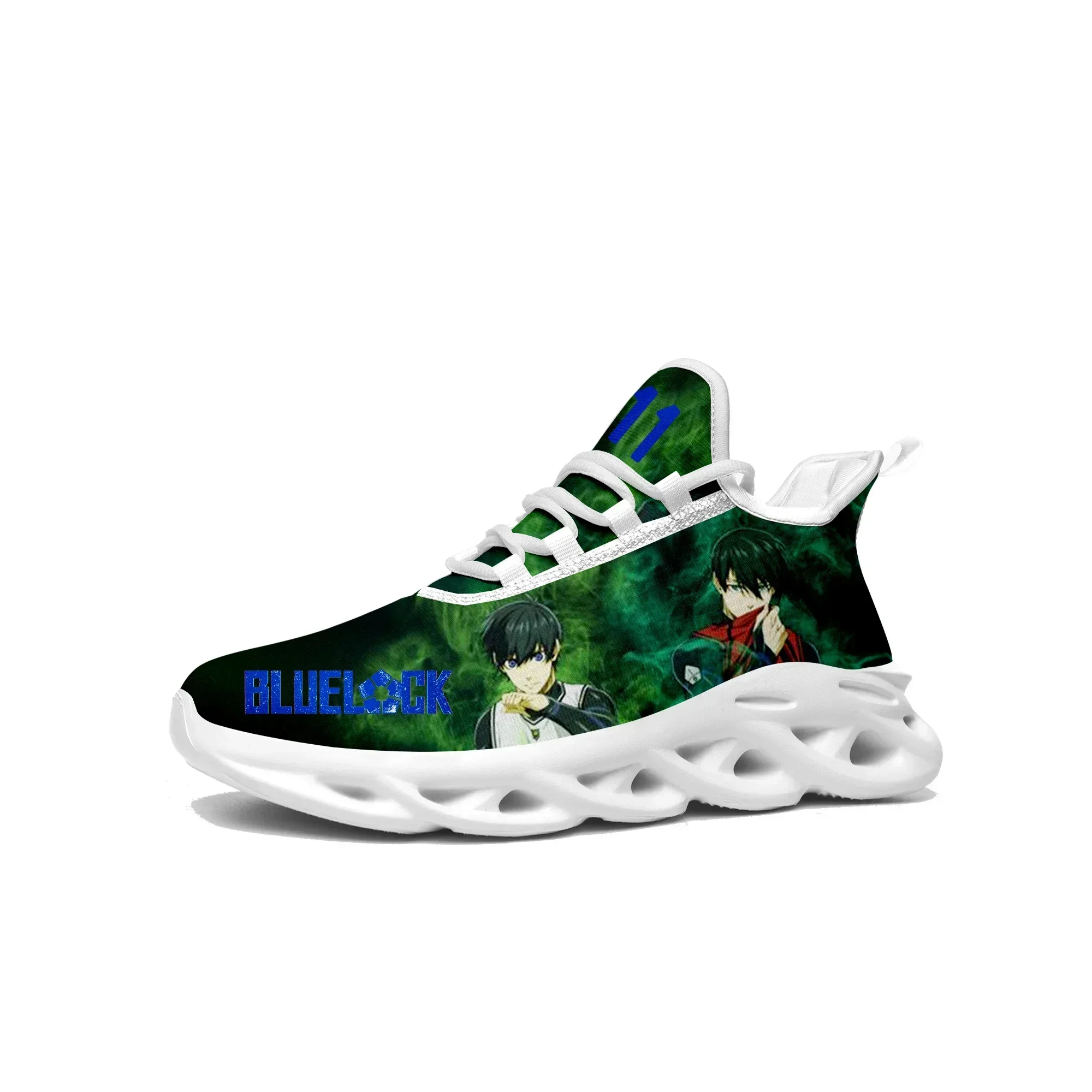 Men Shoes Runners - Blue Lock Flats Sneakers Mens Womens