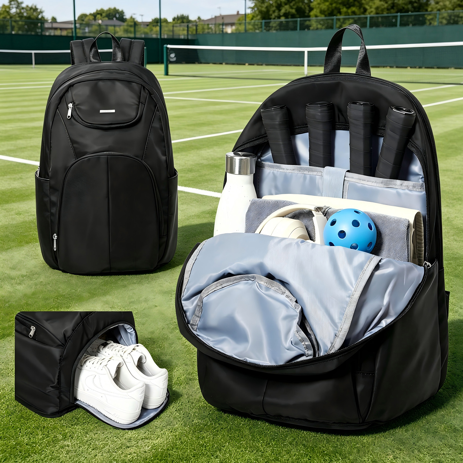 Men Shoes China - Tennis Bag Tennis Backpack 2 Rackets