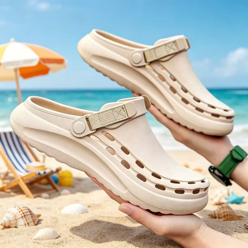 Men Shoes Essentials - Quick-Dry EVA Solid Color Mens Sandals