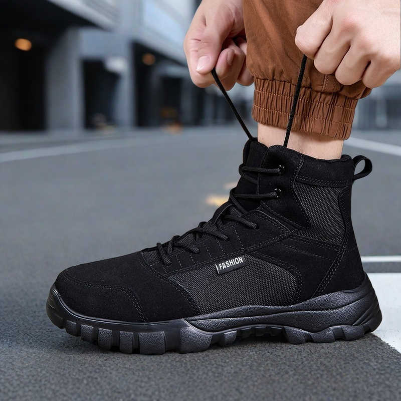 Men Shoes Classic - Round Tip Flat-heeled Shoes Men Sneakers