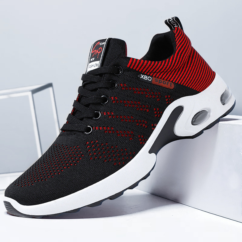 Men Shoes Veja - Men's Trendy Breathable Lace-Up Running Shoes