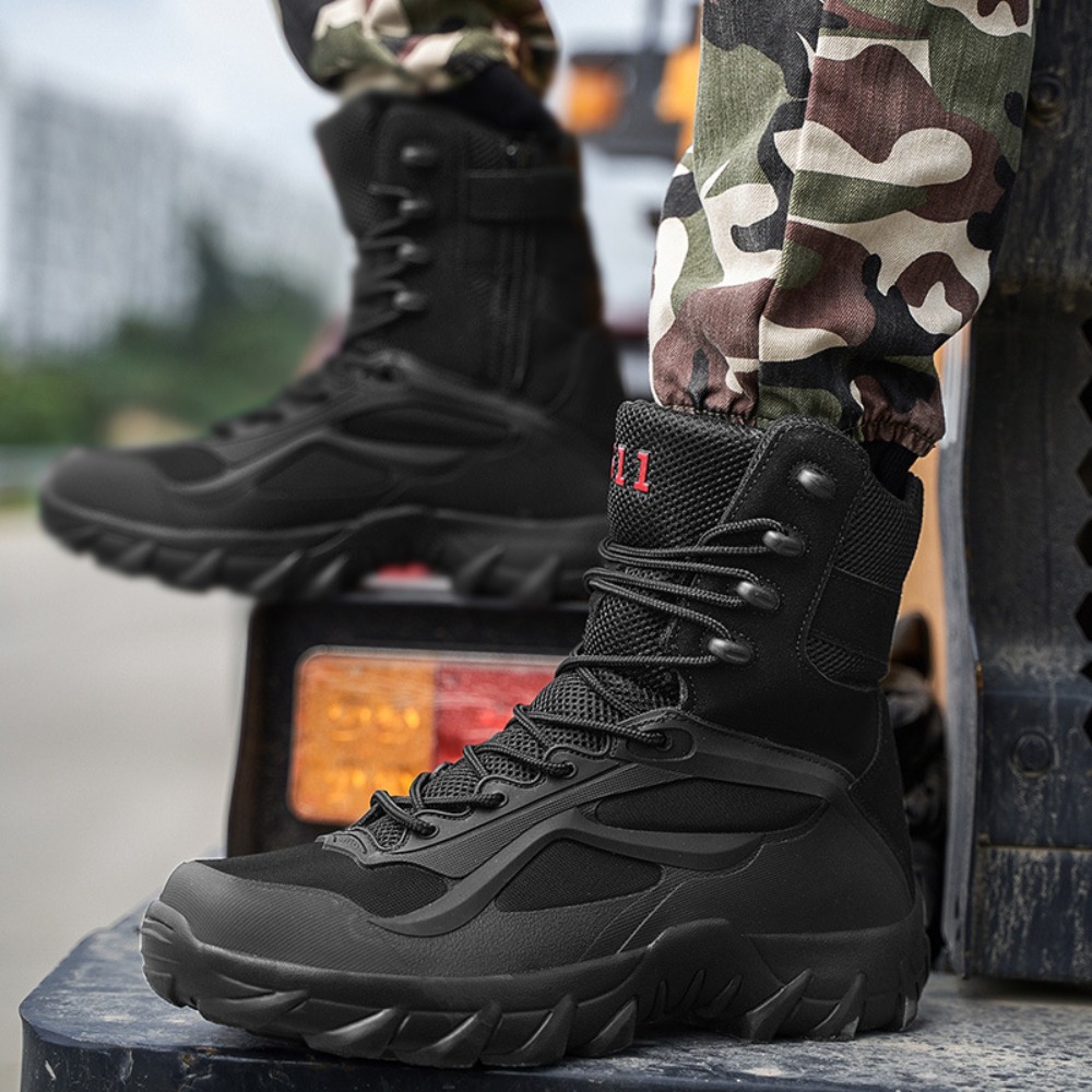 Men'S Training Shoes - Magnum Large Size High Top Tactical