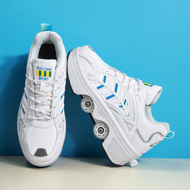 4 Wheels Retractable Roller Sk – Men Shoes Size recenzja i cena