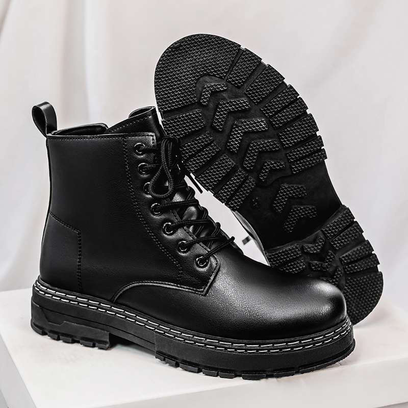 Men's 4-Season Black Patent Le – Men Shoes Classic recenzja i cena