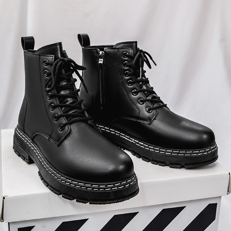 Men's 4-Season Black Patent Le – Men Shoes Classic recenzja i cena
