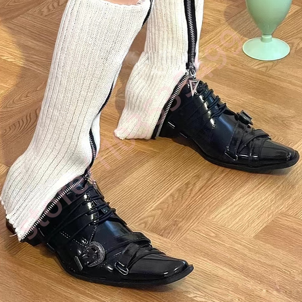 Black Pointed Toe Women's Thic – Men'S Shoes For Summer recenzja i cena