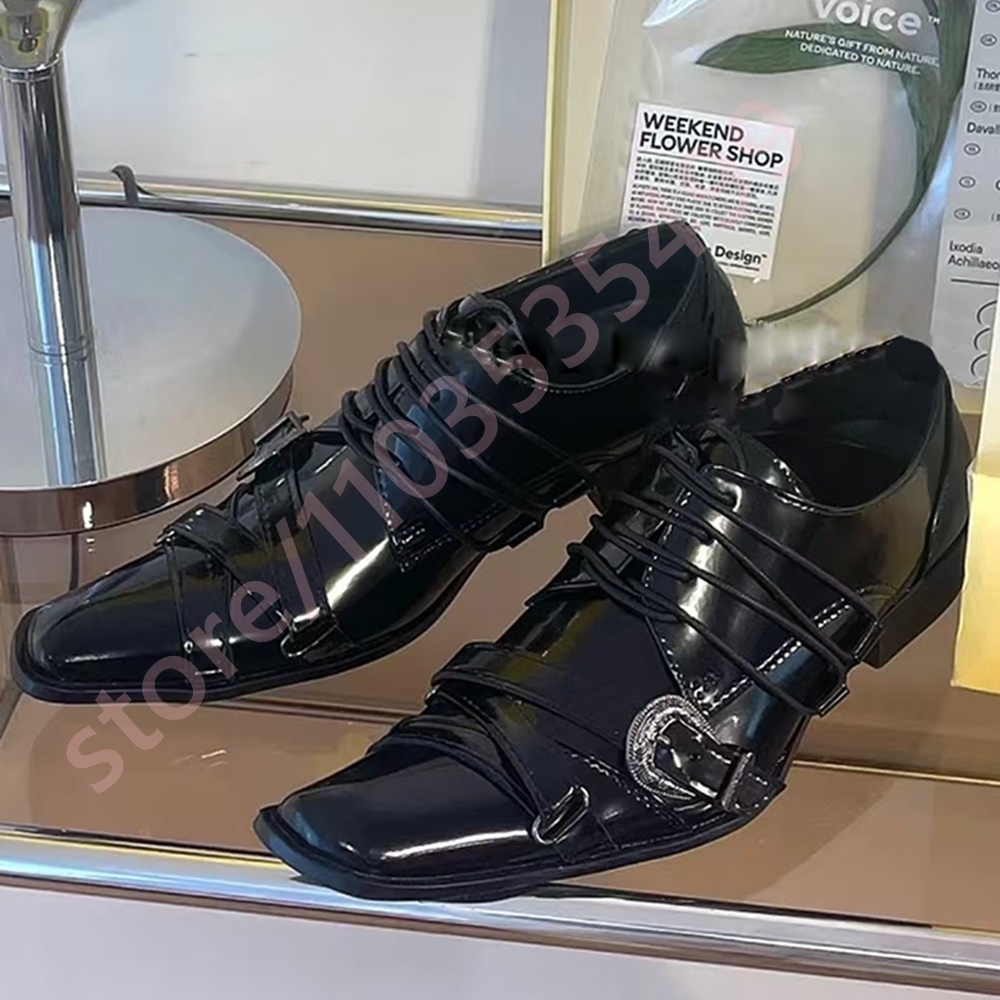 Black Pointed Toe Women's Thic – Men'S Shoes For Summer recenzja i cena
