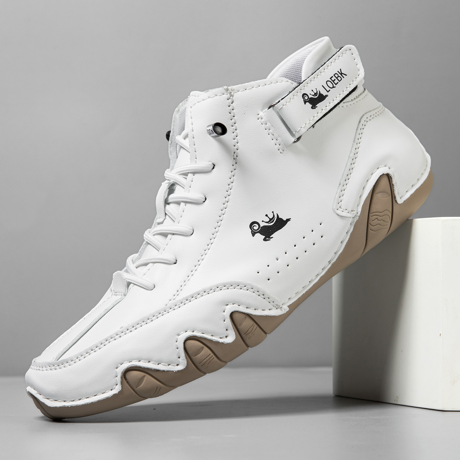 Leather Casual Shoes Sneakers  – Men'S Shoes Comfortable Walking recenzja i cena