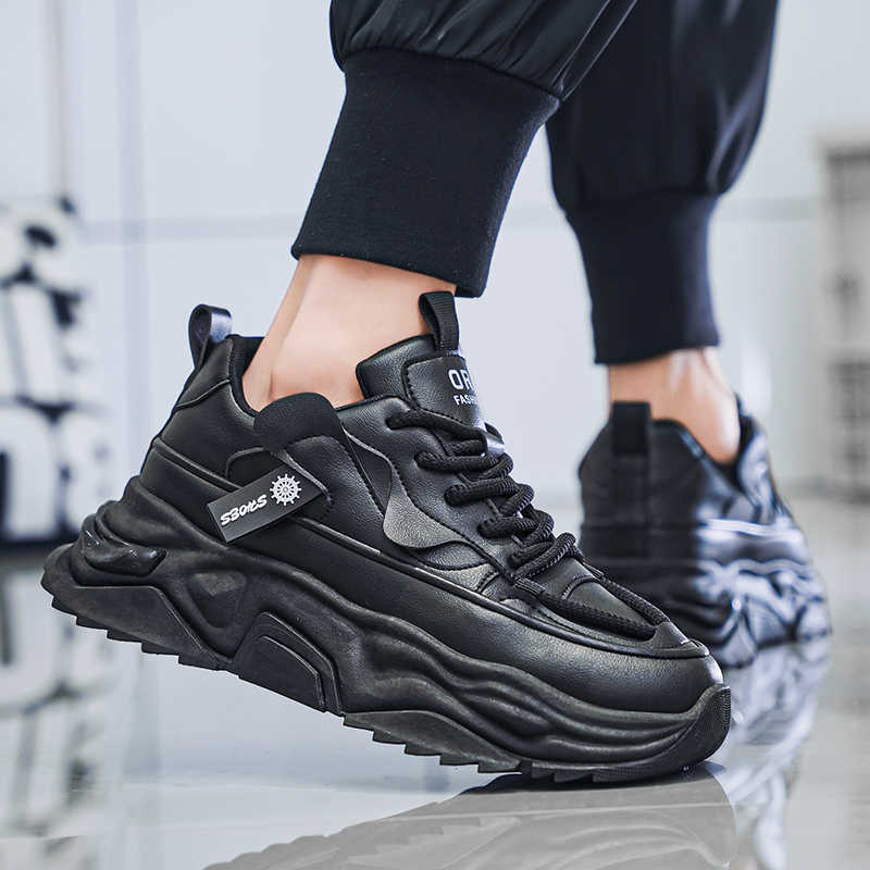 Black Platforme Tennis Man Spo – Men Shoes Runners recenzja i cena