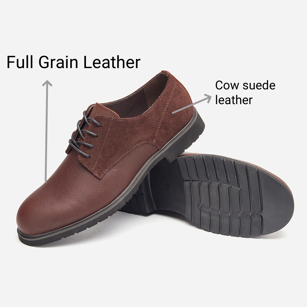 Genuine Leather Men Derby Shoe – Men Shoes Clearance recenzja i cena