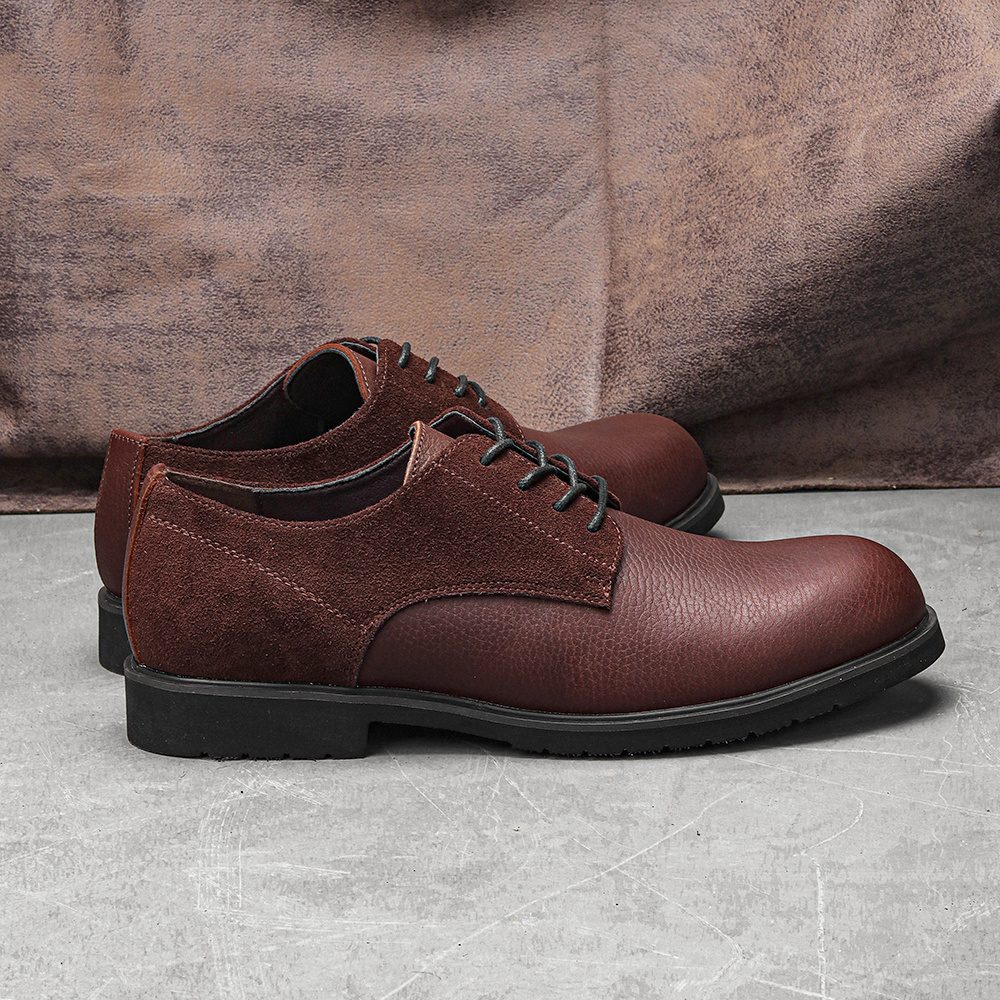 Genuine Leather Men Derby Shoe – Men Shoes Clearance recenzja i cena
