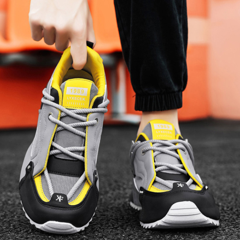 Grey Black And Yellow Chunky D – Men'S Shoes Yellow And Black recenzja i cena