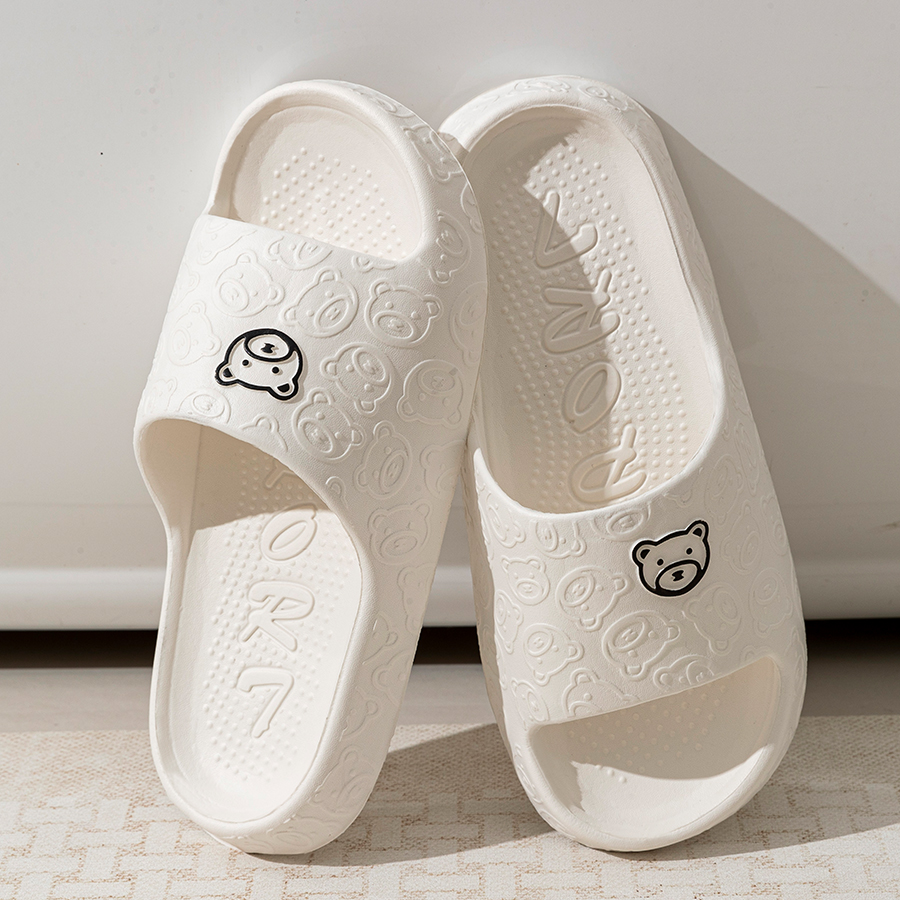 Printting Cute Bear Women Slip – Men'S Shoes For Summer recenzja i cena