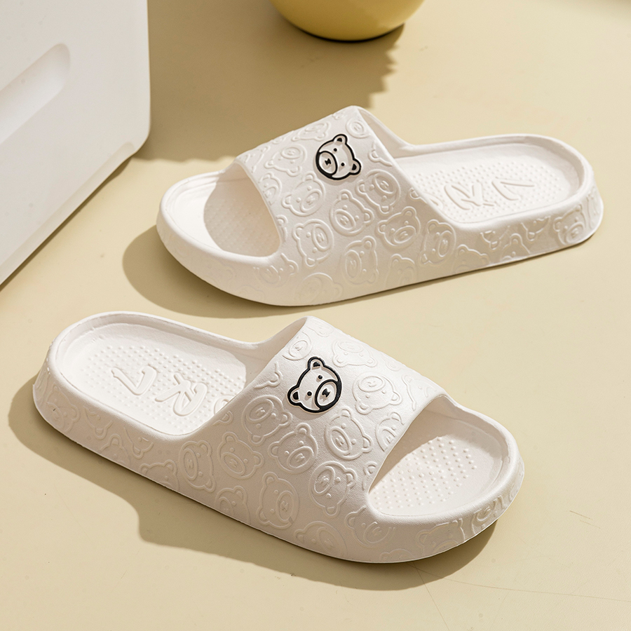 Printting Cute Bear Women Slip – Men'S Shoes For Summer recenzja i cena