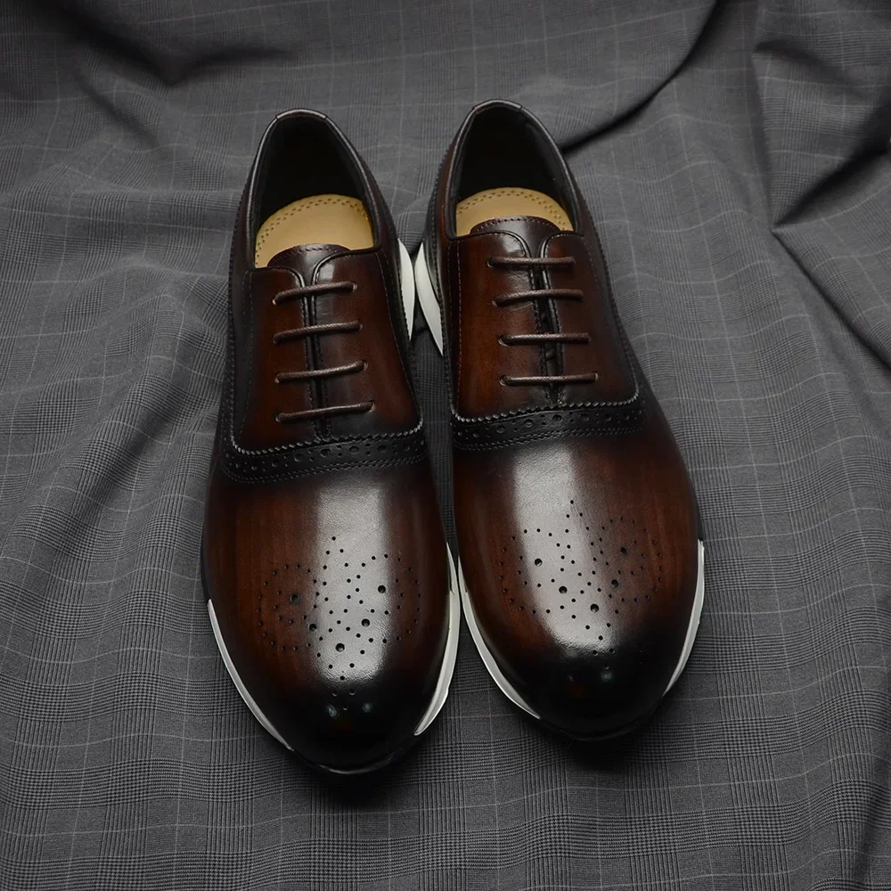 10 Colors Handmade Genuine Lea – Men Shoes Clearance recenzja i cena