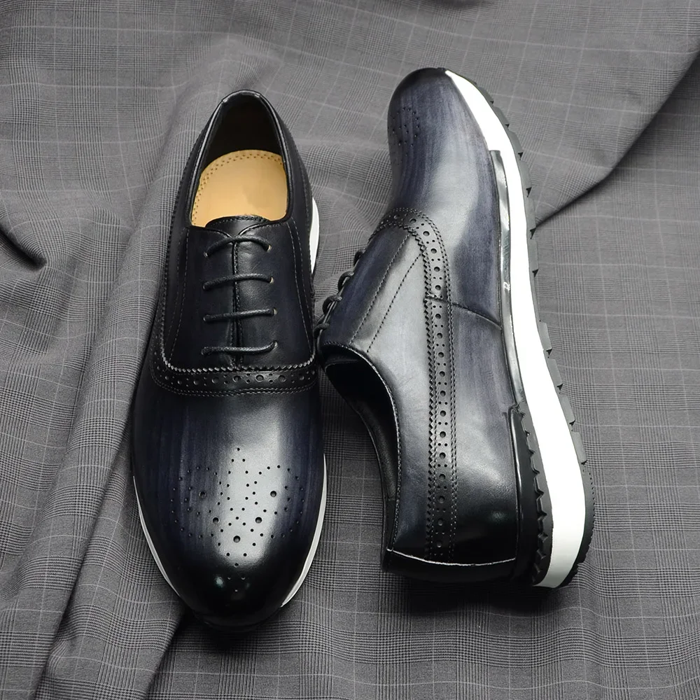 10 Colors Handmade Genuine Lea – Men Shoes Clearance recenzja i cena