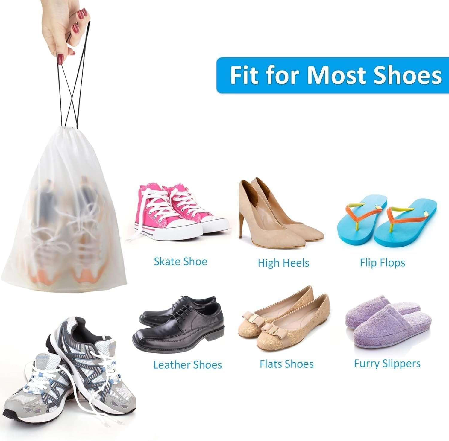 10 Pcs Waterproof Travel Draws – Men Shoes Essentials recenzja i cena