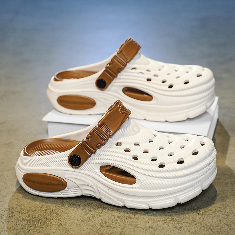 Men's 5cm Thick Sole Clogs Sli – Men'S Shoes Daily Use recenzja i cena