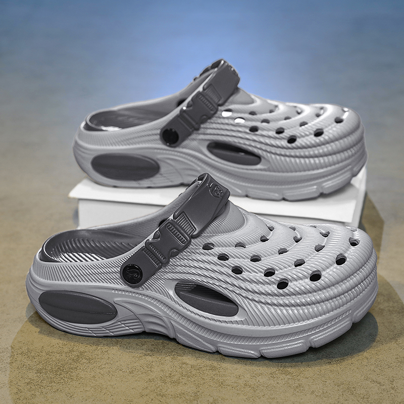 Men's 5cm Thick Sole Clogs Sli – Men'S Shoes Daily Use recenzja i cena