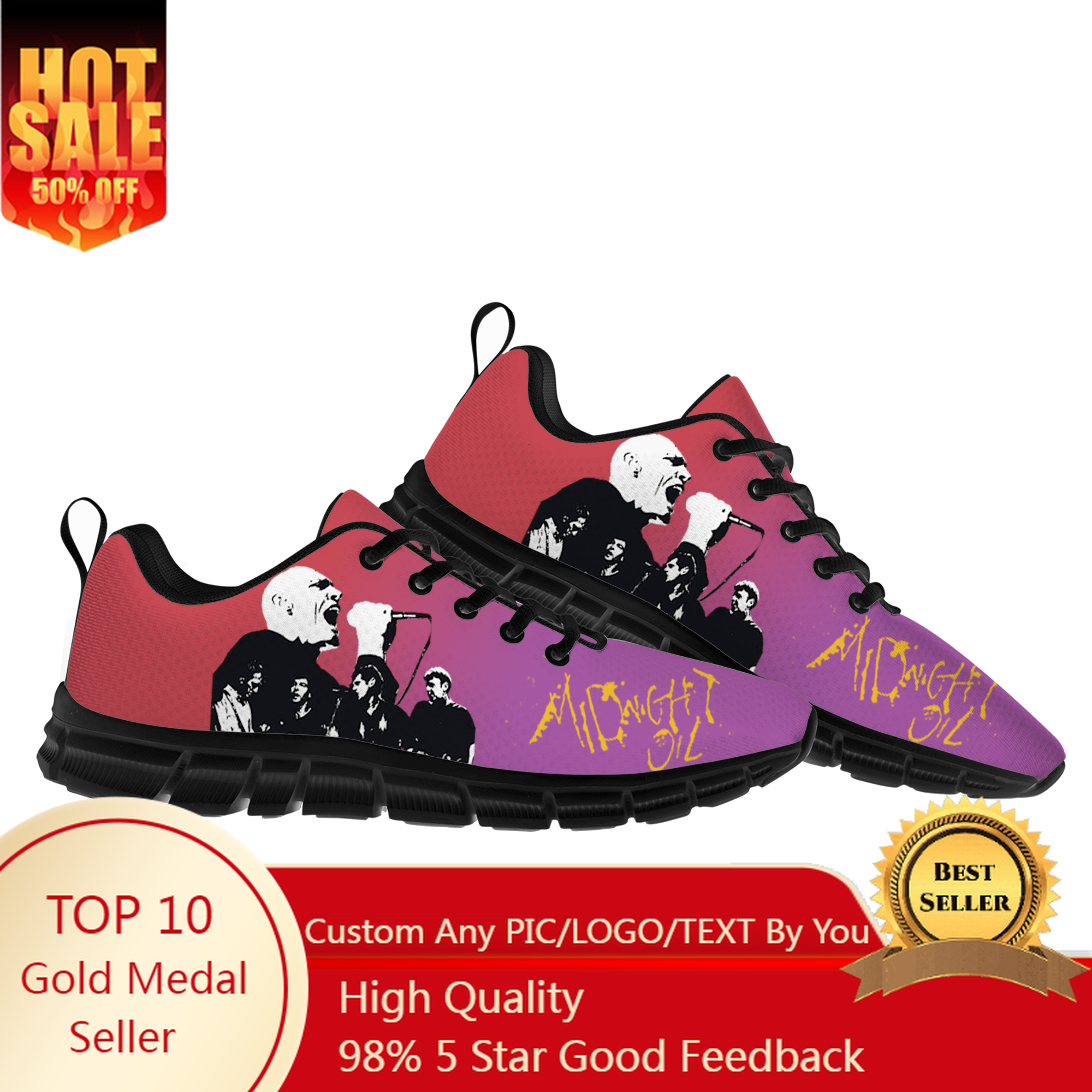 Midnight Oil Rock Band Diesel  – Men'S Shoes Diesel recenzja i cena