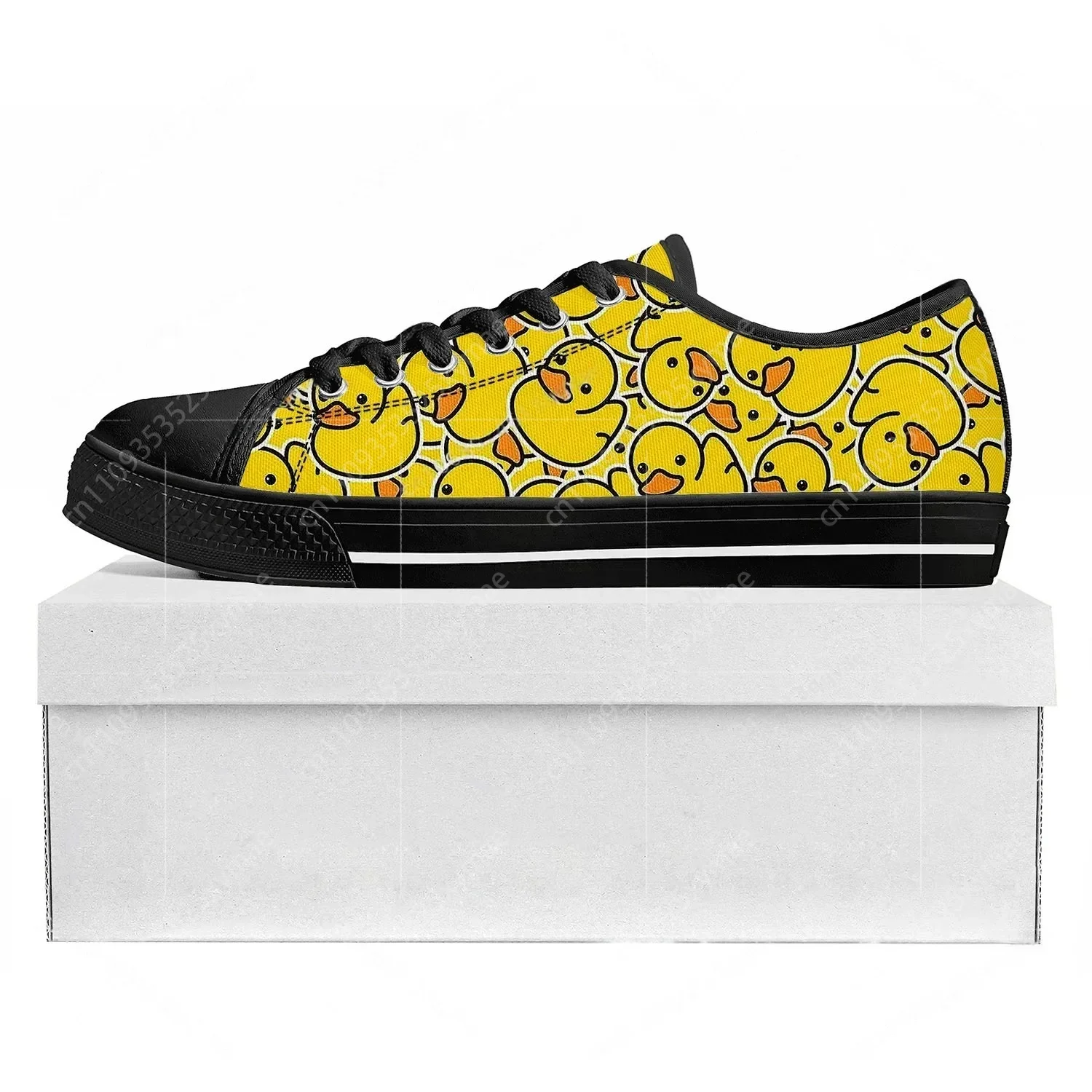 Yellow Duck Printed Low Top Hi – Men'S Shoes Yellow And Black recenzja i cena