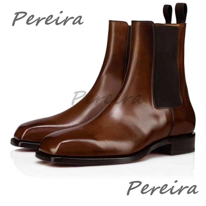 Brown Classical Handmade Men B – Men Shoes Veja recenzja i cena