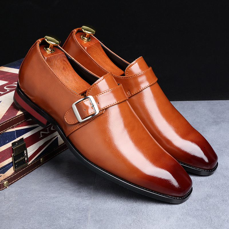 Luxury Men Shoes Patnet Leathe – Men'S Shoes Yellow And Black recenzja i cena