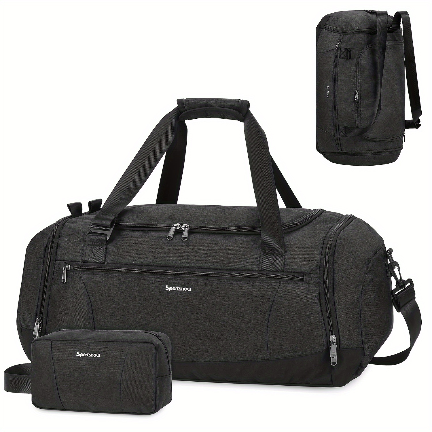 Large Capacity Travel Duffel w – Men'S Shoes Yellow And Black recenzja i cena