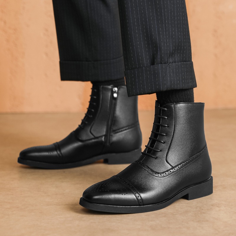Luxury Men's Boots New High-to – Men Shoes Classic recenzja i cena
