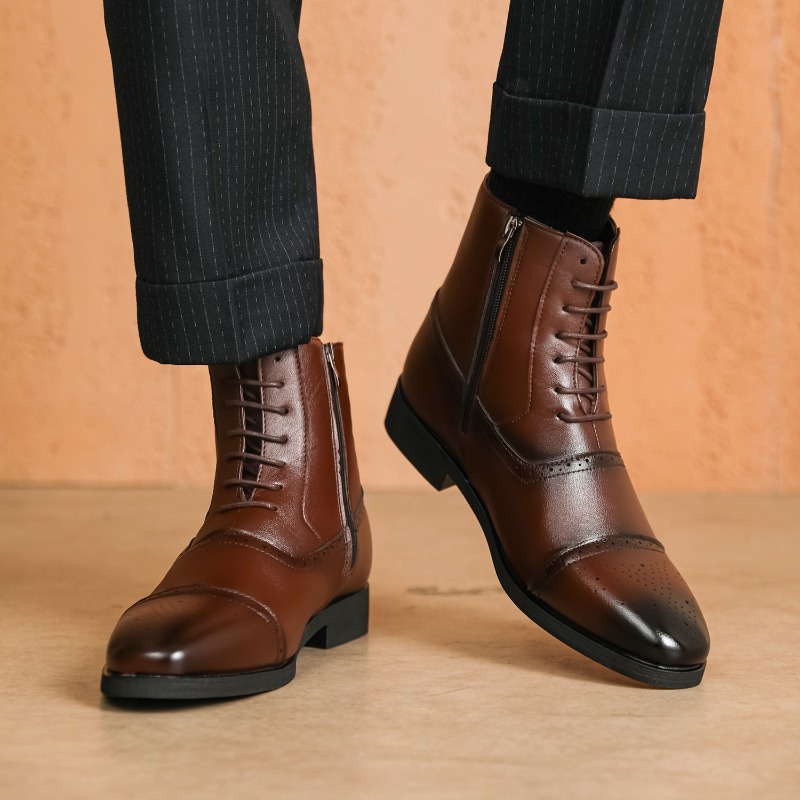 Luxury Men's Boots New High-to – Men Shoes Classic recenzja i cena