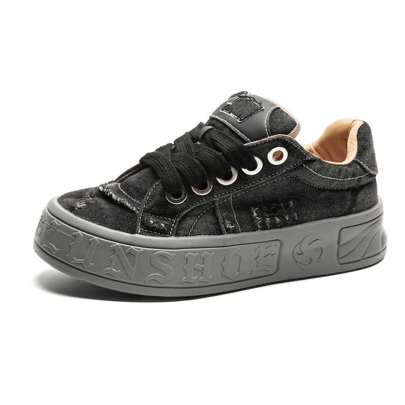 Thick-heeled Thick Sole Boots  – Men'S Shoes Casual Sneakers recenzja i cena