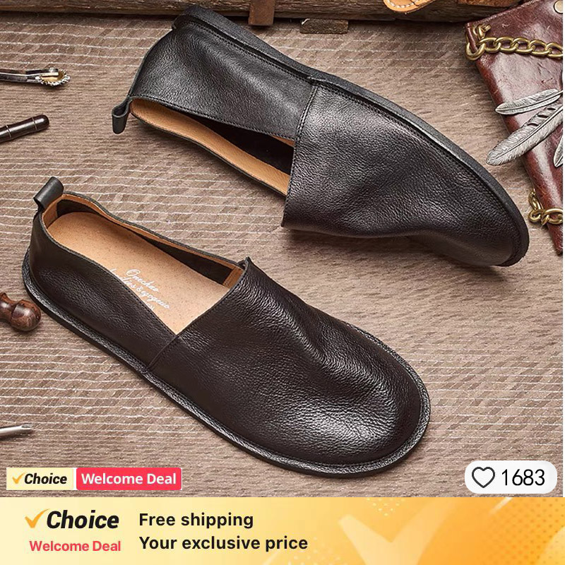 Genuine Cow Leather Mens Loafe – Men Shoes Clearance recenzja i cena