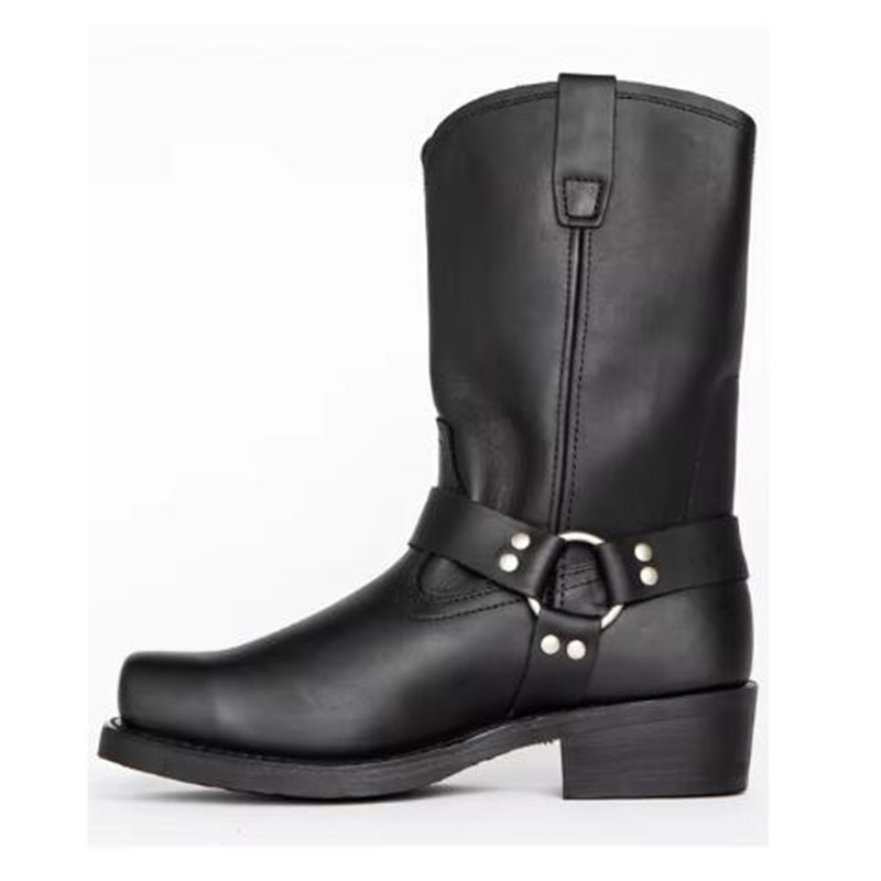 Luxury Retro Cowboy Boots Men  – Men Shoes Veja recenzja i cena