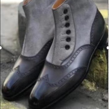 Men's Leather Suede Chelsea Bo – Men'S Shoes Daily Use recenzja i cena