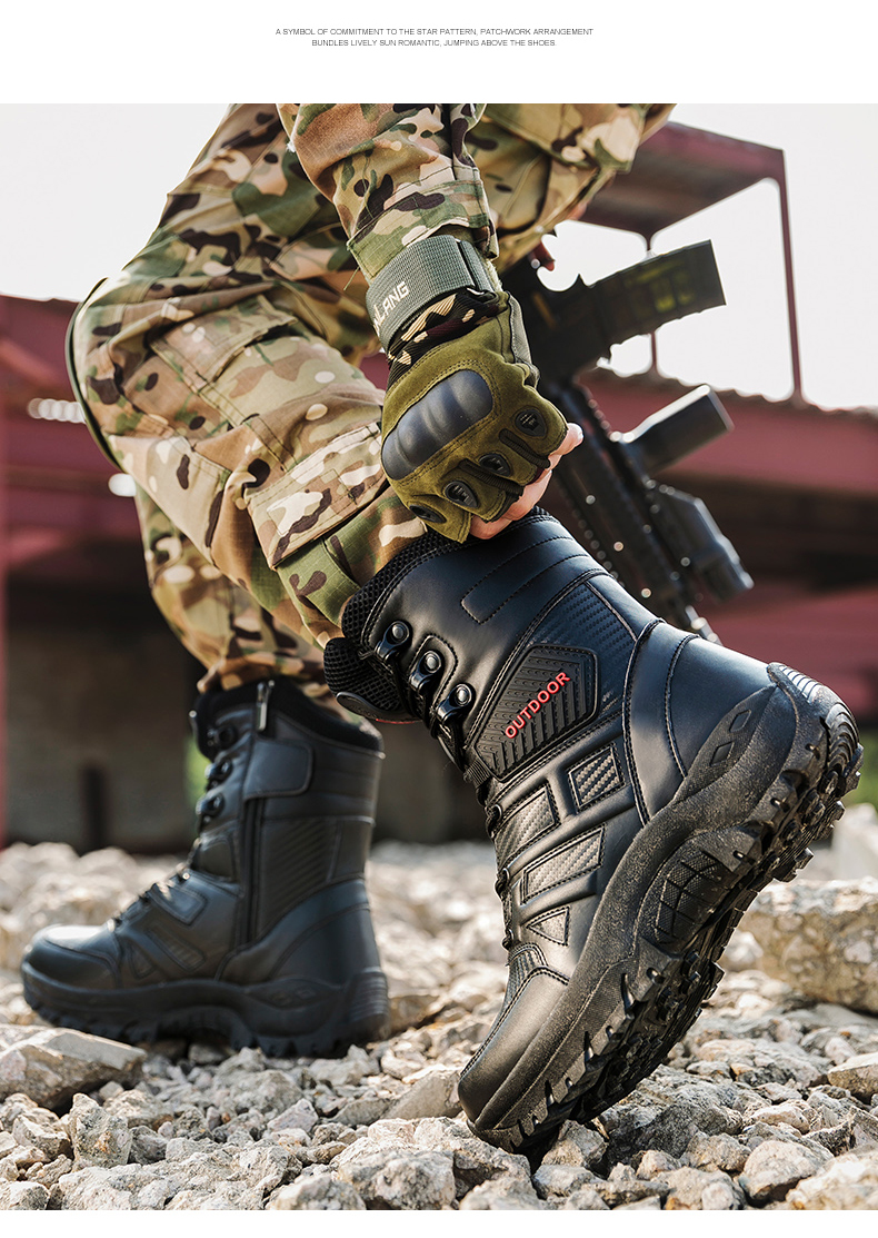 Botas Outdoor Men Boots High T – Men'S Training Shoes recenzja i cena