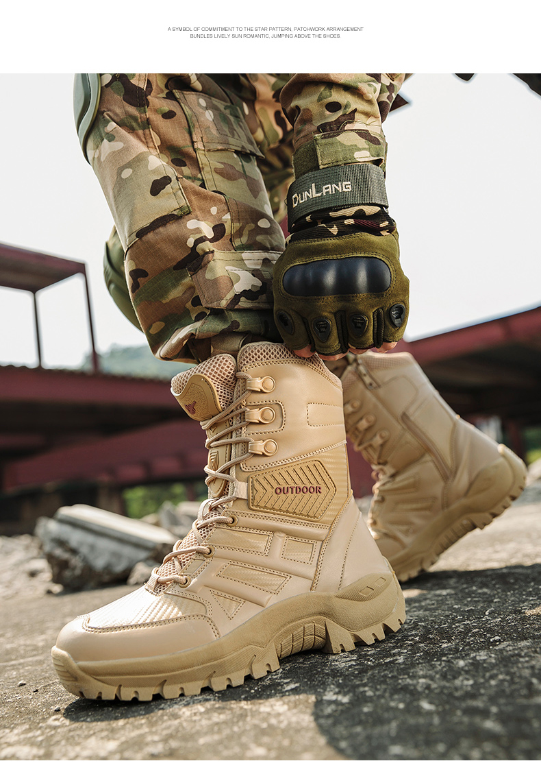 Botas Outdoor Men Boots High T – Men'S Training Shoes recenzja i cena