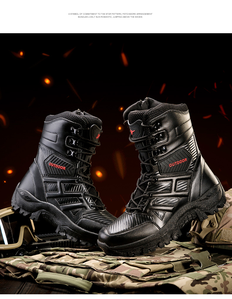 Botas Outdoor Men Boots High T – Men'S Training Shoes recenzja i cena
