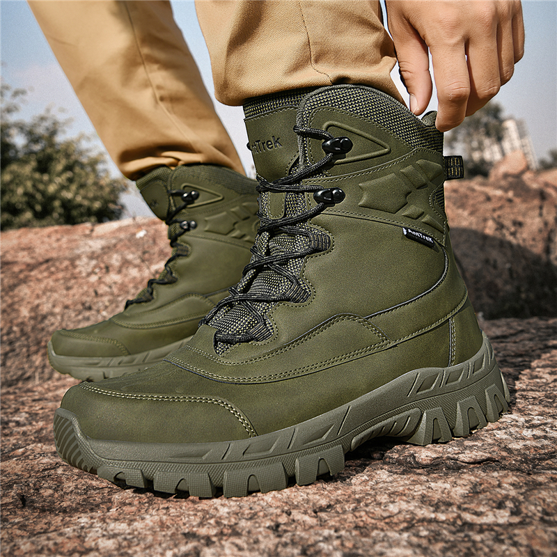 Men's high-top hiking shoes fo – Men'S Training Shoes recenzja i cena
