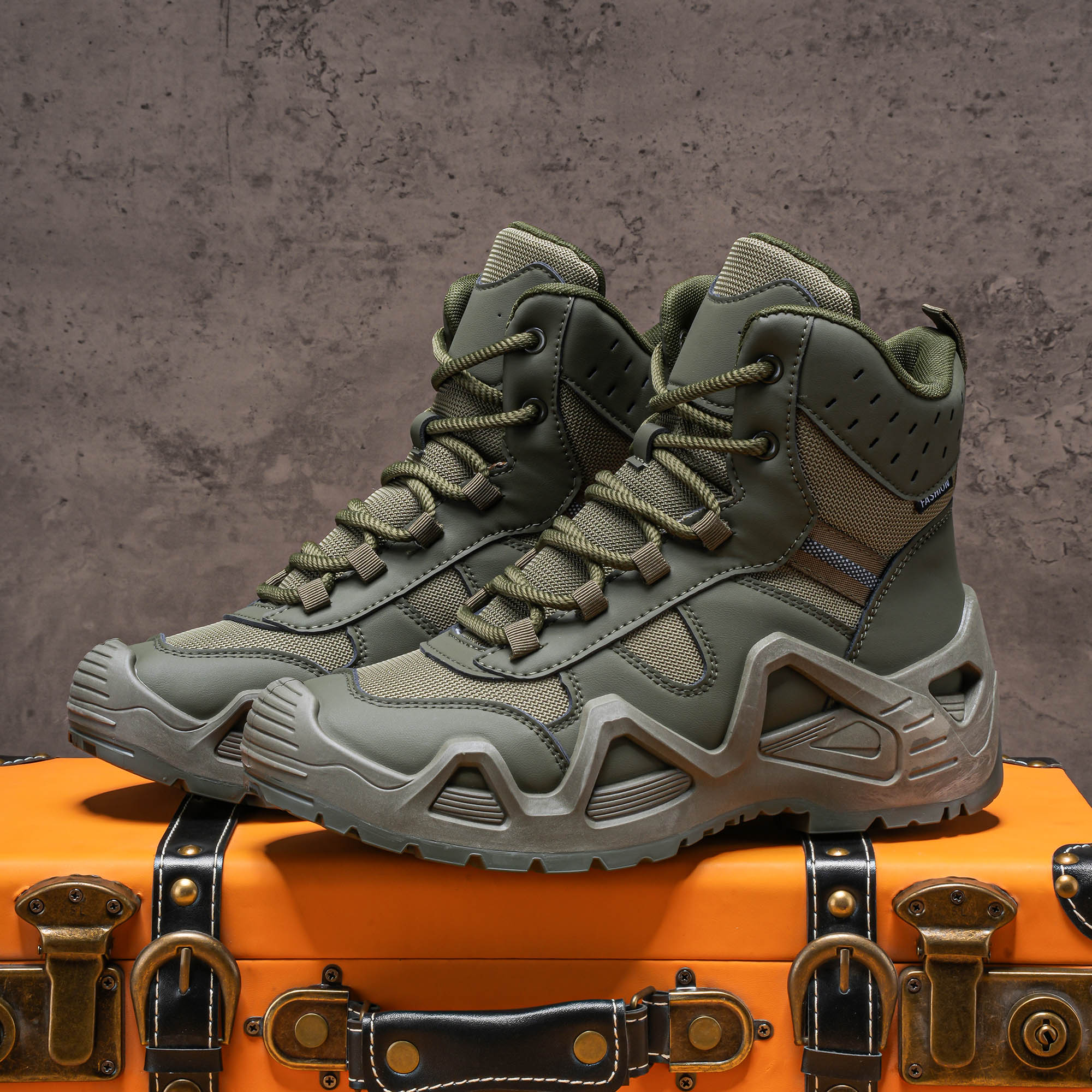 Men's high top boots, hiking b – Men'S Shoes Daily Use recenzja i cena
