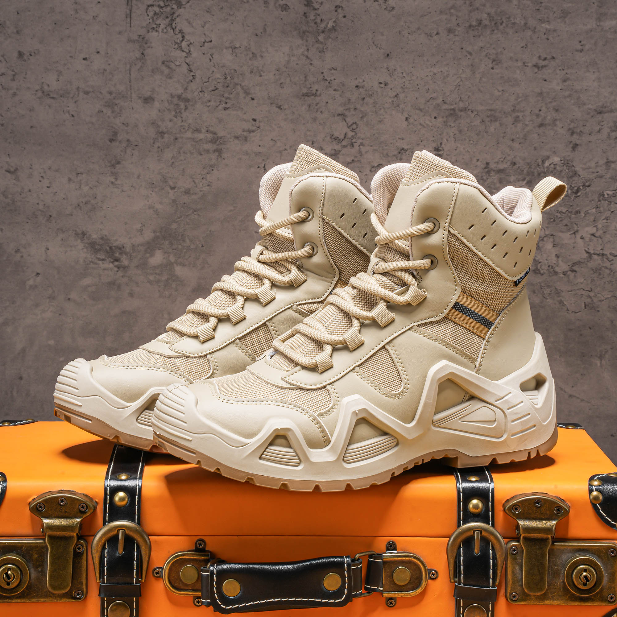 Men's high top boots, hiking b – Men'S Shoes Daily Use recenzja i cena