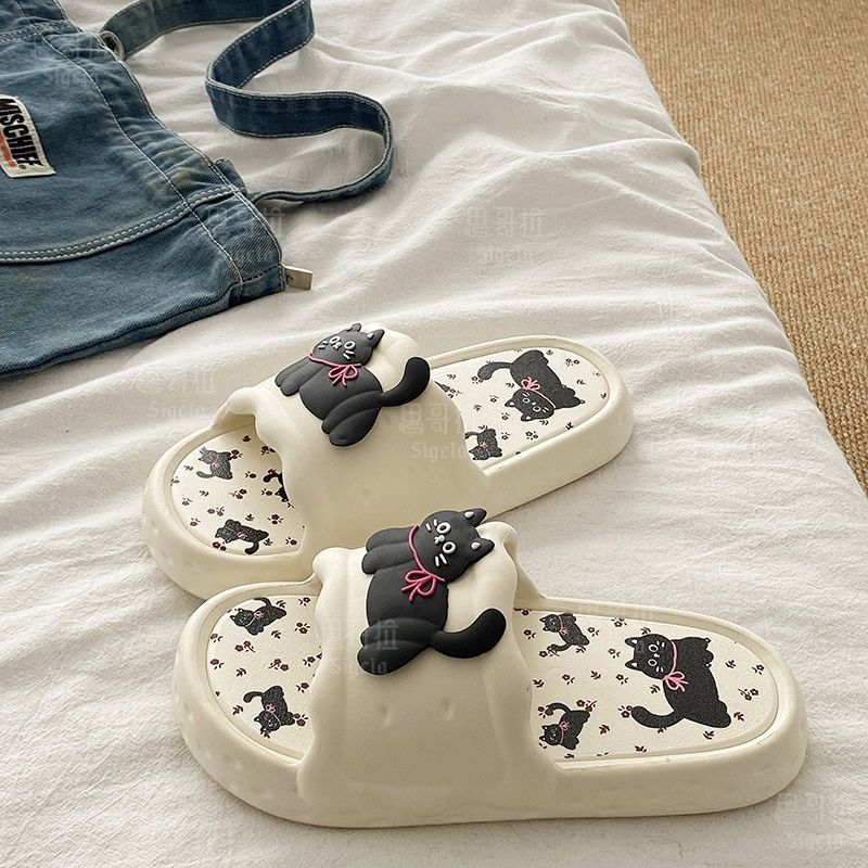 Printting Cute Bear Women Slip – Men'S Shoes For Summer recenzja i cena