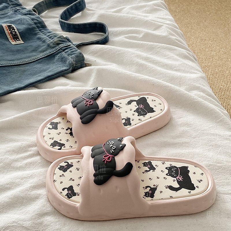 Printting Cute Bear Women Slip – Men'S Shoes For Summer recenzja i cena