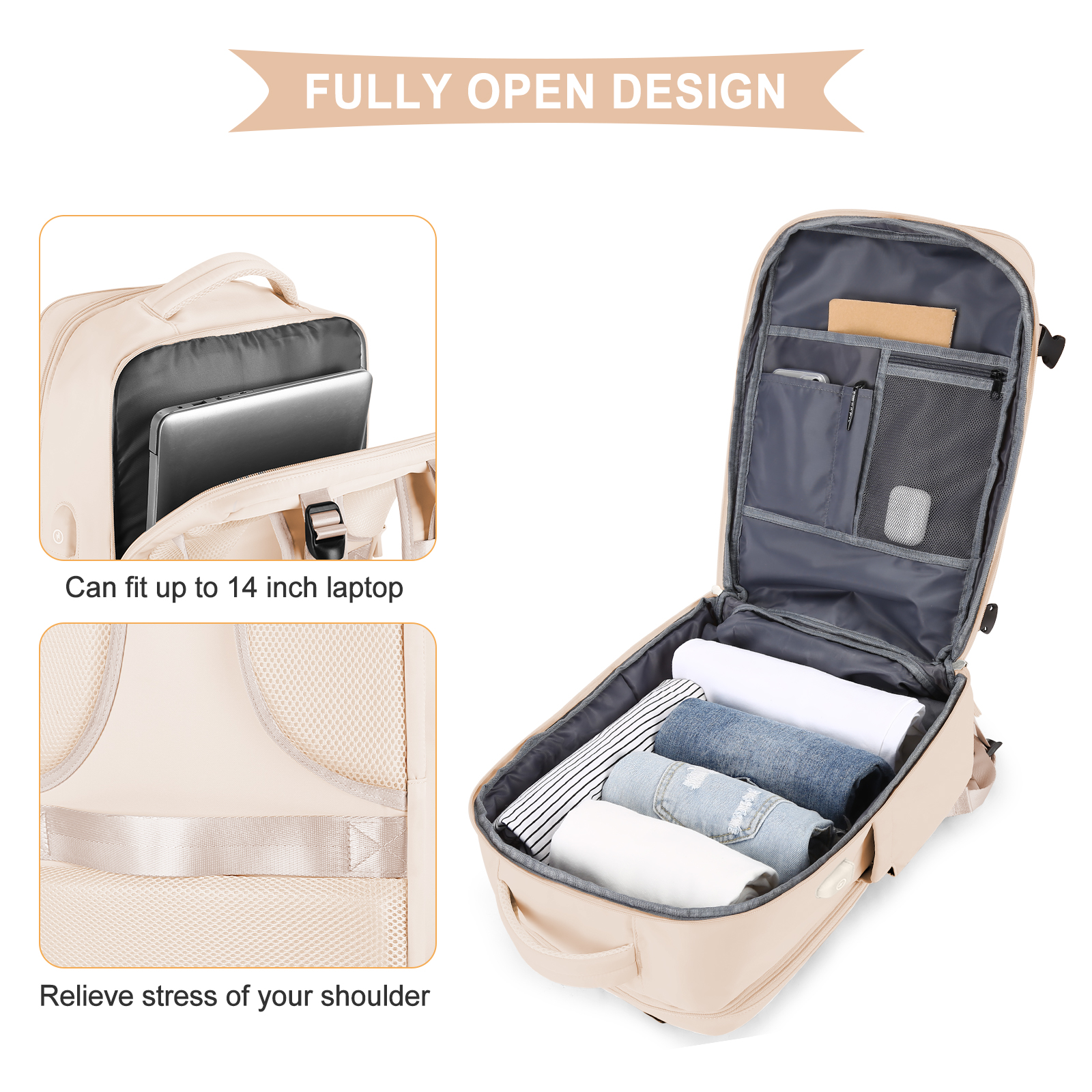 Large Travel Backpack for Men  – Men Shoes China recenzja i cena