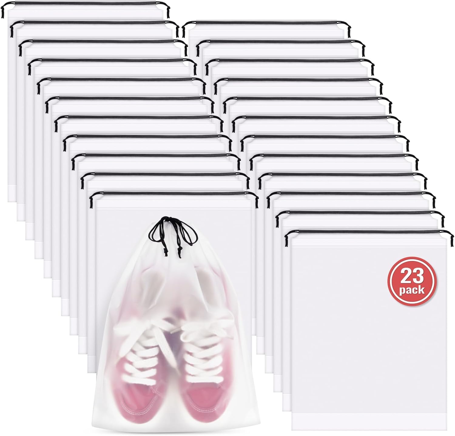 23 Pack Shoe Bags for Travel,  – Men Shoes Essentials recenzja i cena