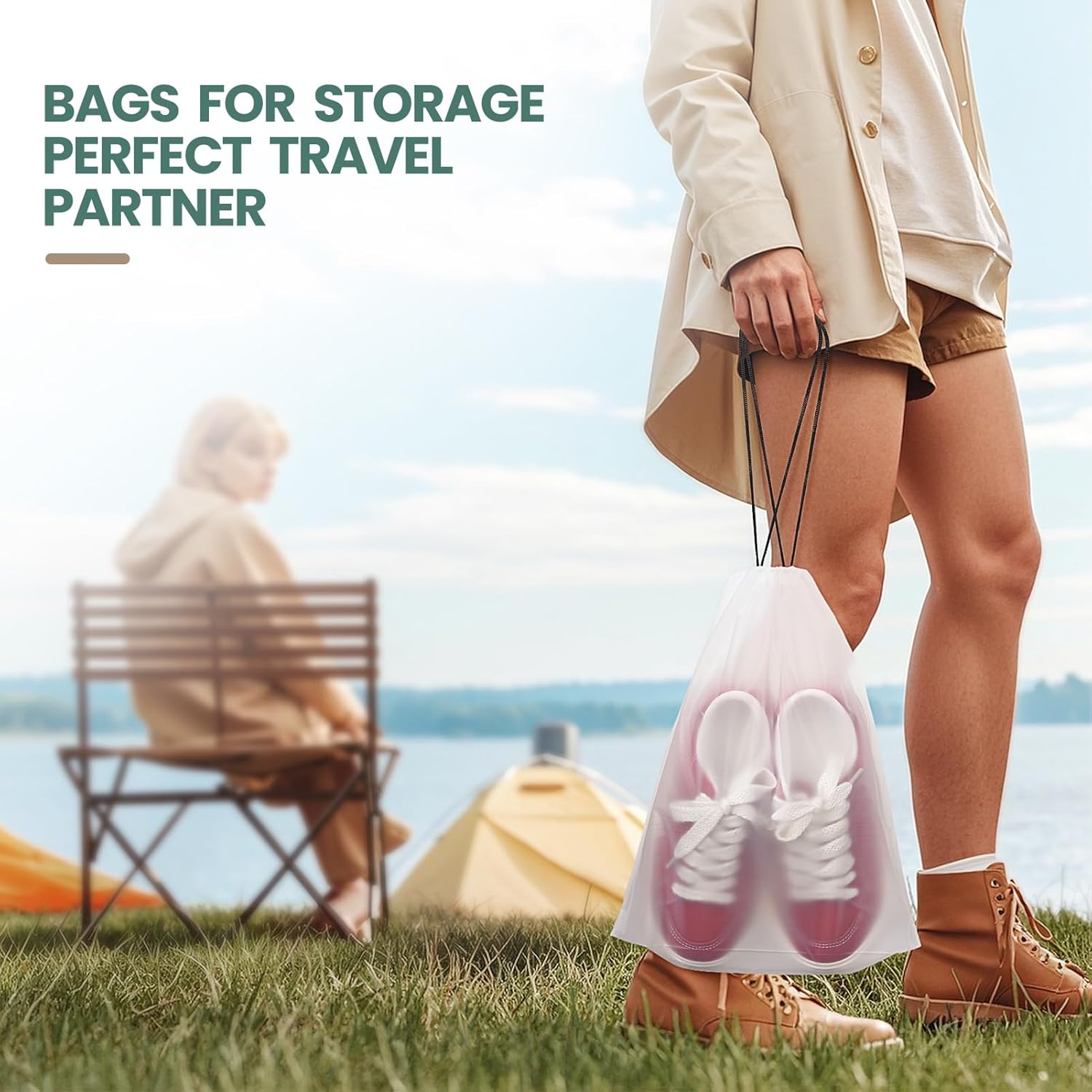 23 Pack Shoe Bags for Travel,  – Men Shoes Essentials recenzja i cena
