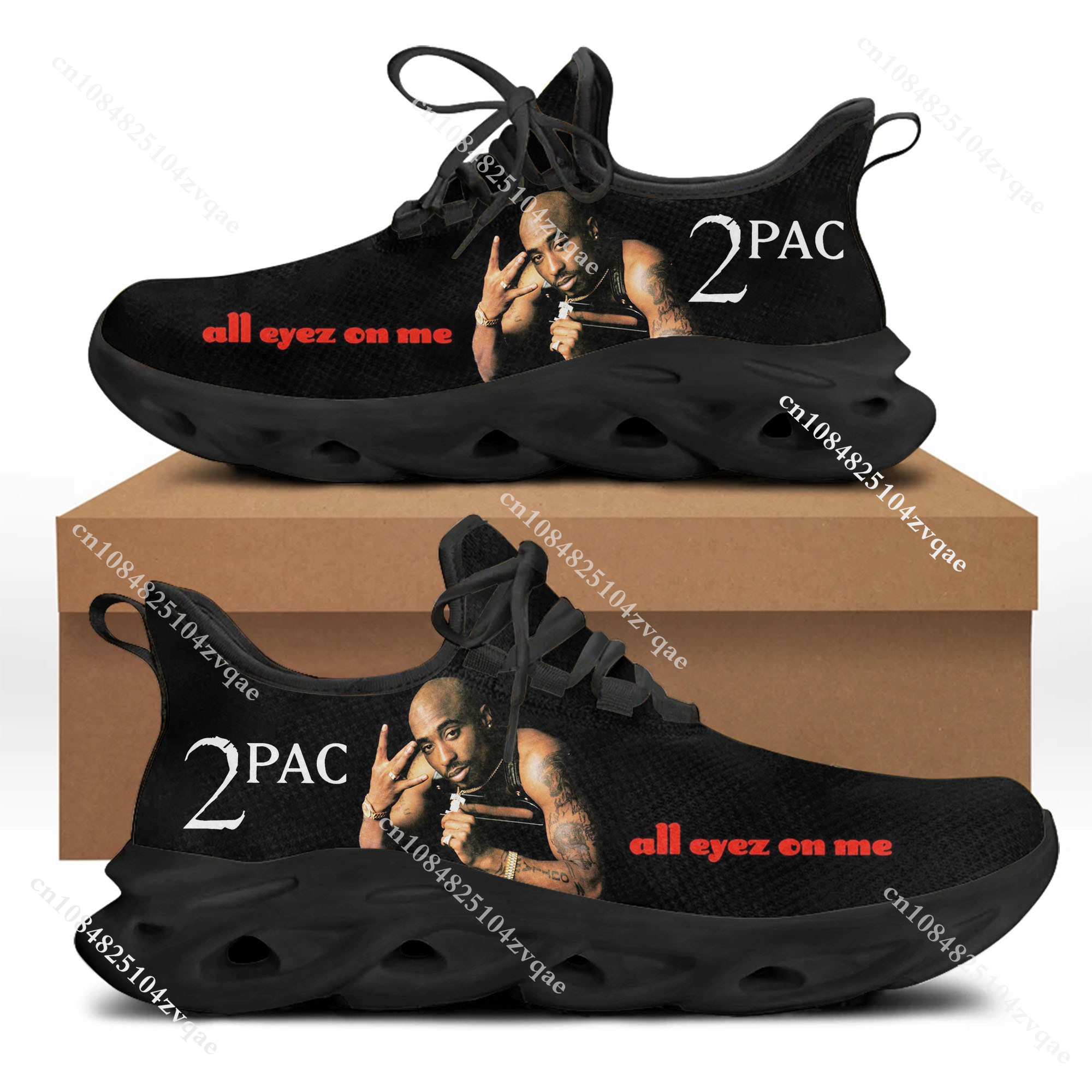 Tupac Rapper 2Pac Flats Sneake – Men Shoes Runners recenzja i cena