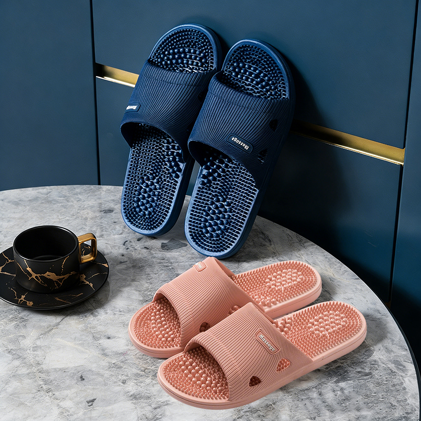 Women Massage Slippers Men Bat – Men'S Shoes For Summer recenzja i cena
