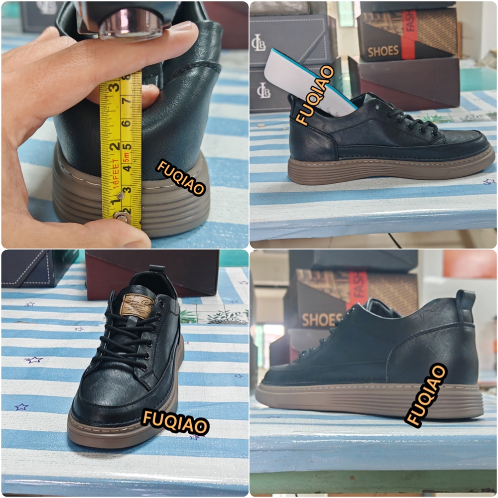 5cm Height Increase Leather Sh – Men'S Shoes Comfortable Walking recenzja i cena