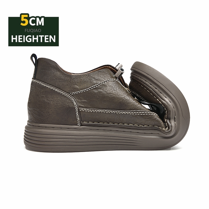 5cm Height Increase Leather Sh – Men'S Shoes Comfortable Walking recenzja i cena