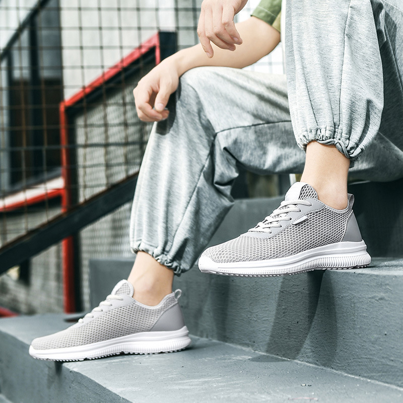 Mesh Men Shoes Lace-up Casual  – Men Shoes Veja recenzja i cena